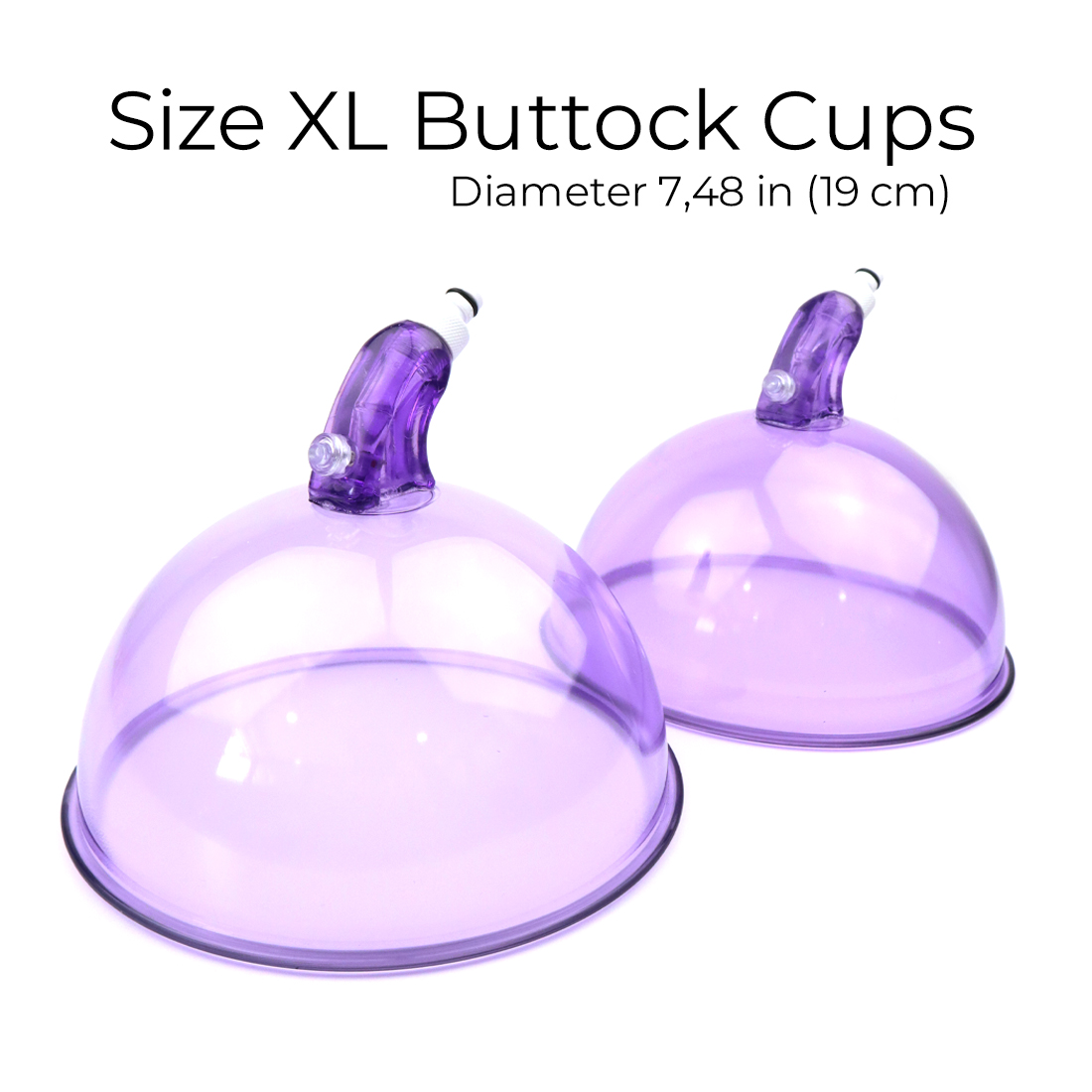 Size XL Colombian Lifting Butt Cups Color Lilac Vacuum Therapy