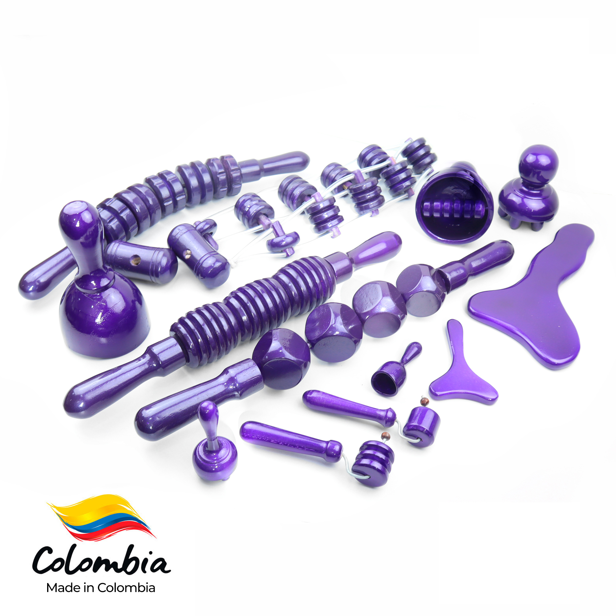 Wood Therapy 13 Elements Deluxe Color Purple Beauty Spa Virtual