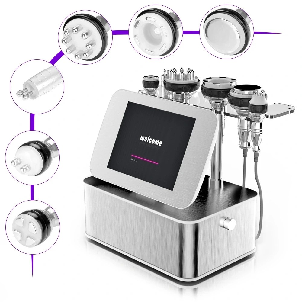 UNOISETION 6IN1 40K Cavitation Machine Body Sculpting RF Rio Anti-Aging for Home Use
