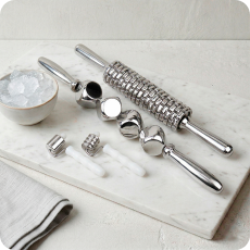 Colombian Metal Therapy Rollers Body & Face 4 Pieces Massager