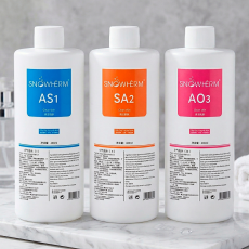 Hydro Facial Solutions 400ml AS1 SA2 AO3 professional skincare bottles